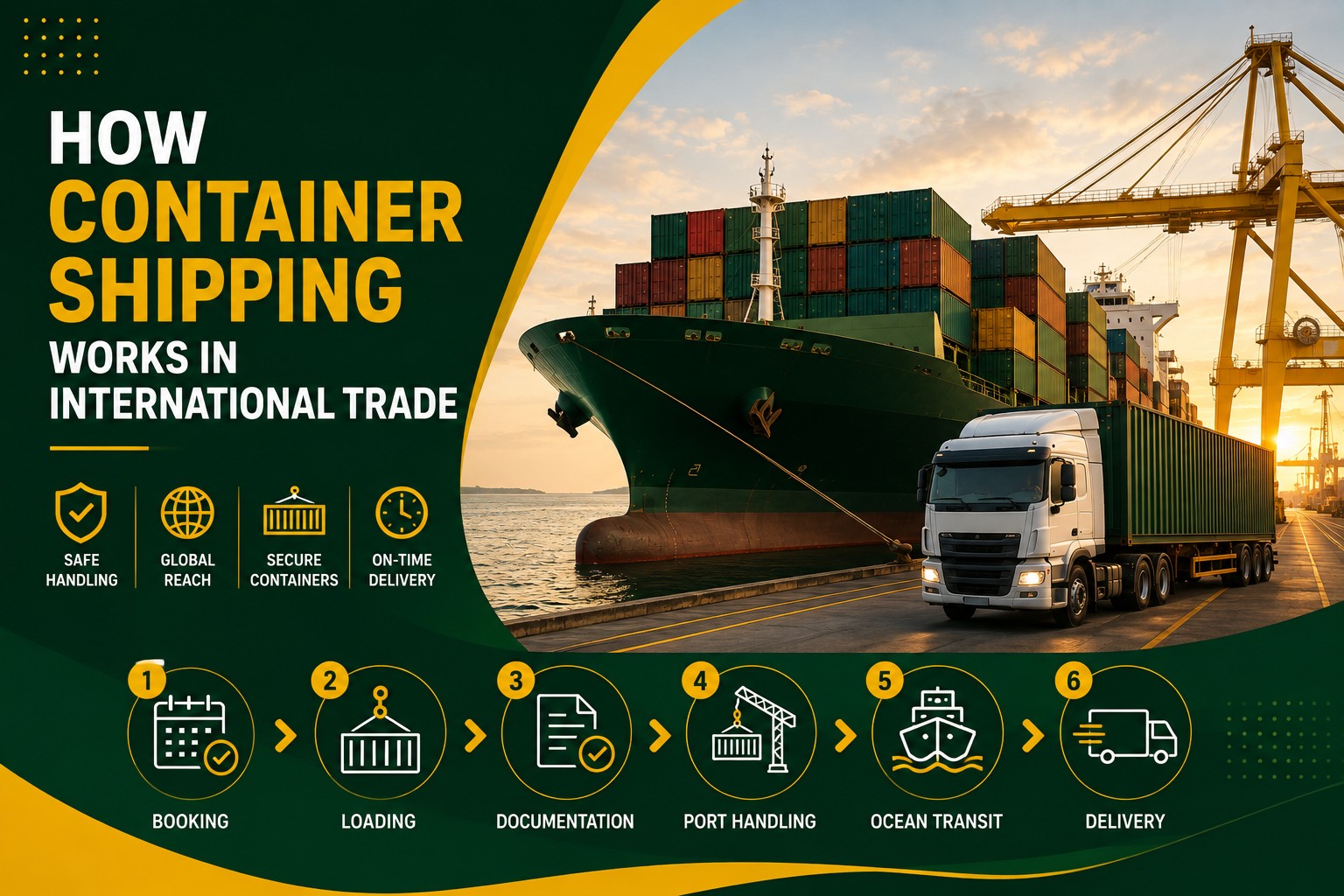 How Container Shipping Works in International Trade
